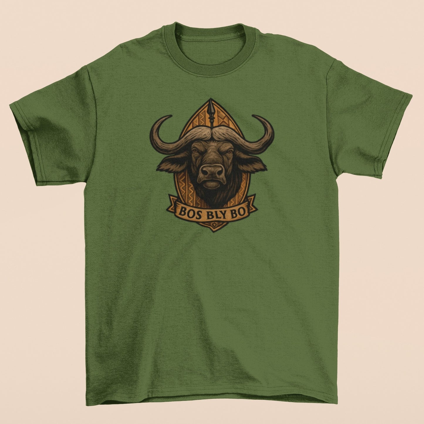Buffalo Shield Unisex Crew Neck T-Shirt