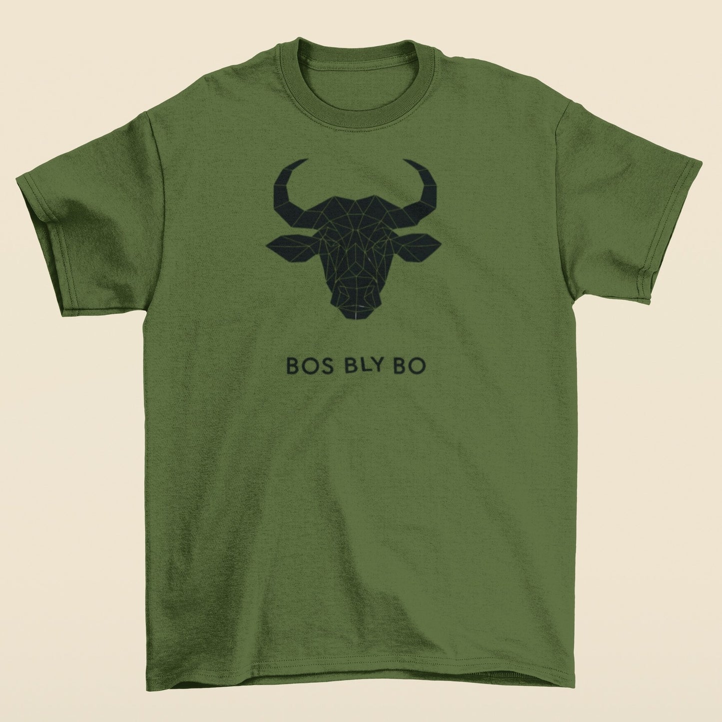 Geometric Buffalo Unisex Crew Neck T-Shirt