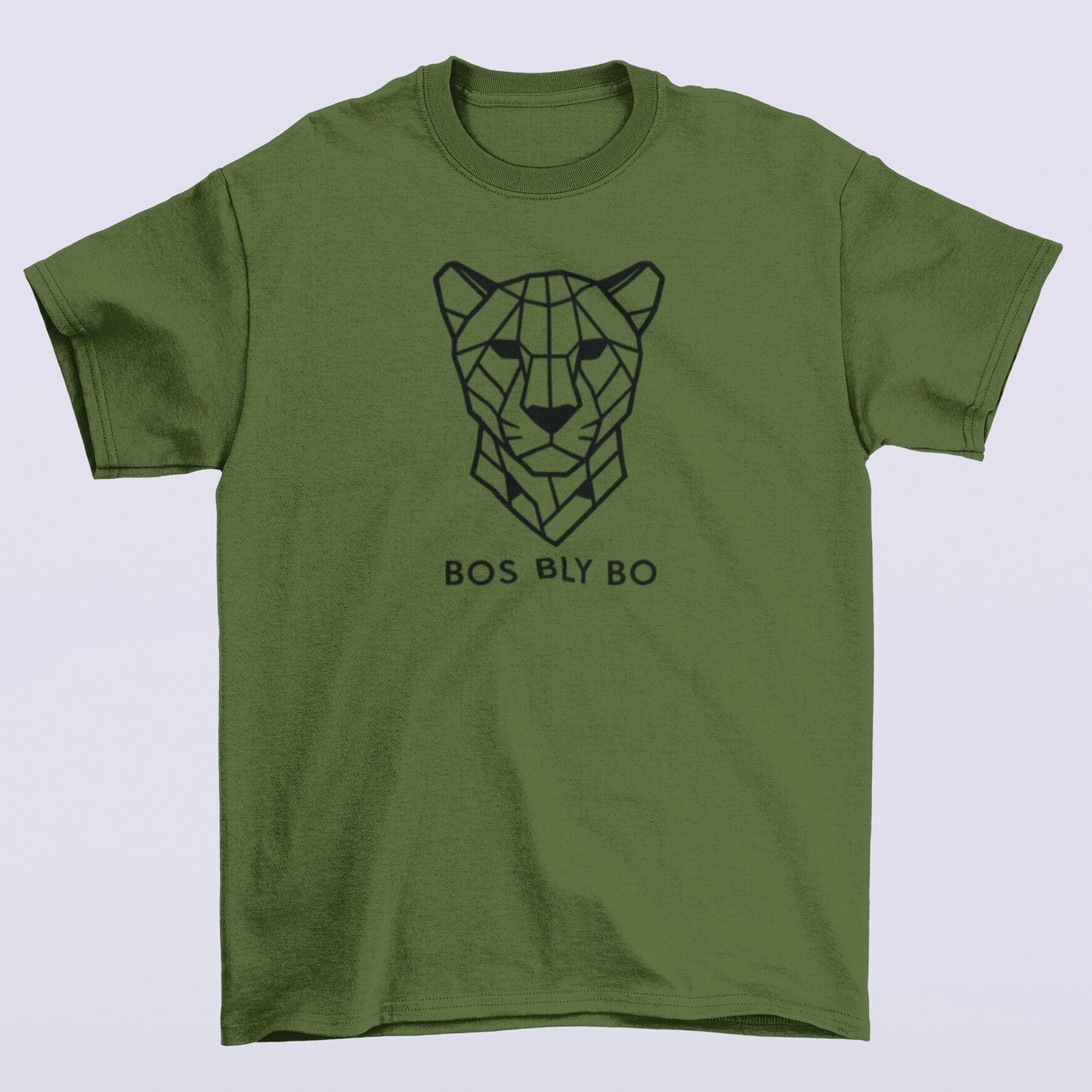 Geometric Cheetah Unisex Crew Neck T-Shirt