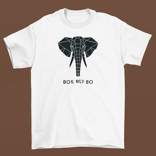 Geometric Elephant Unisex Crew Neck T-Shirt
