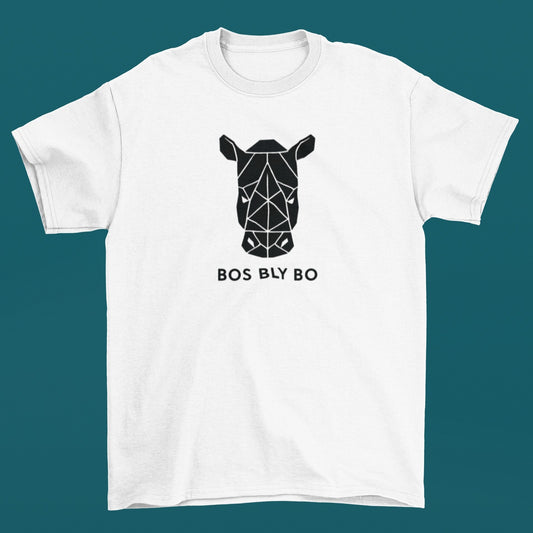 Geometric Rhino Unisex Crew Neck T-Shirt