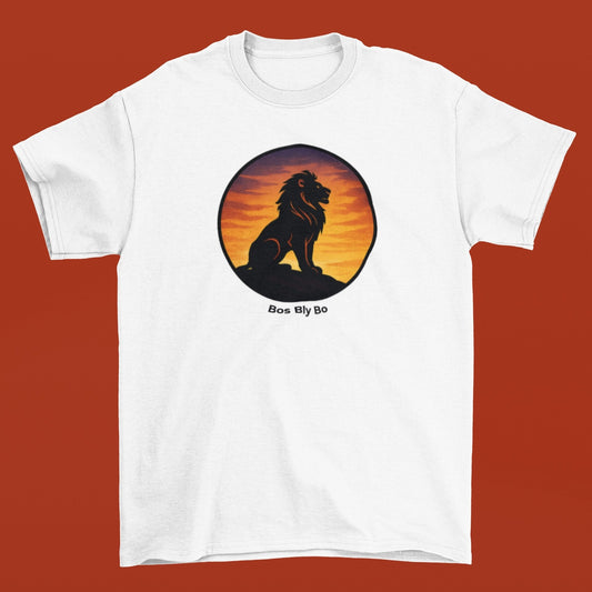 Sunset Lion Unisex Crew Neck T-Shirt
