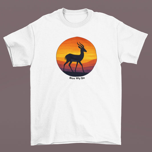 Sunset Springbok Unisex Crew Neck T-Shirt